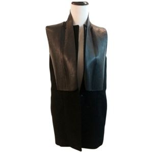 Alexander Wang Wool and Leather Vest Size 2